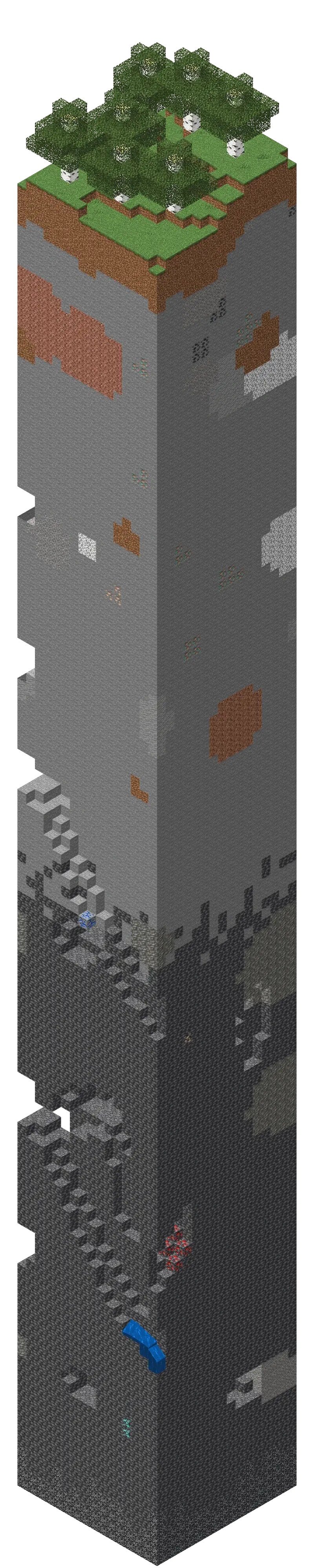 A minecraft chunk