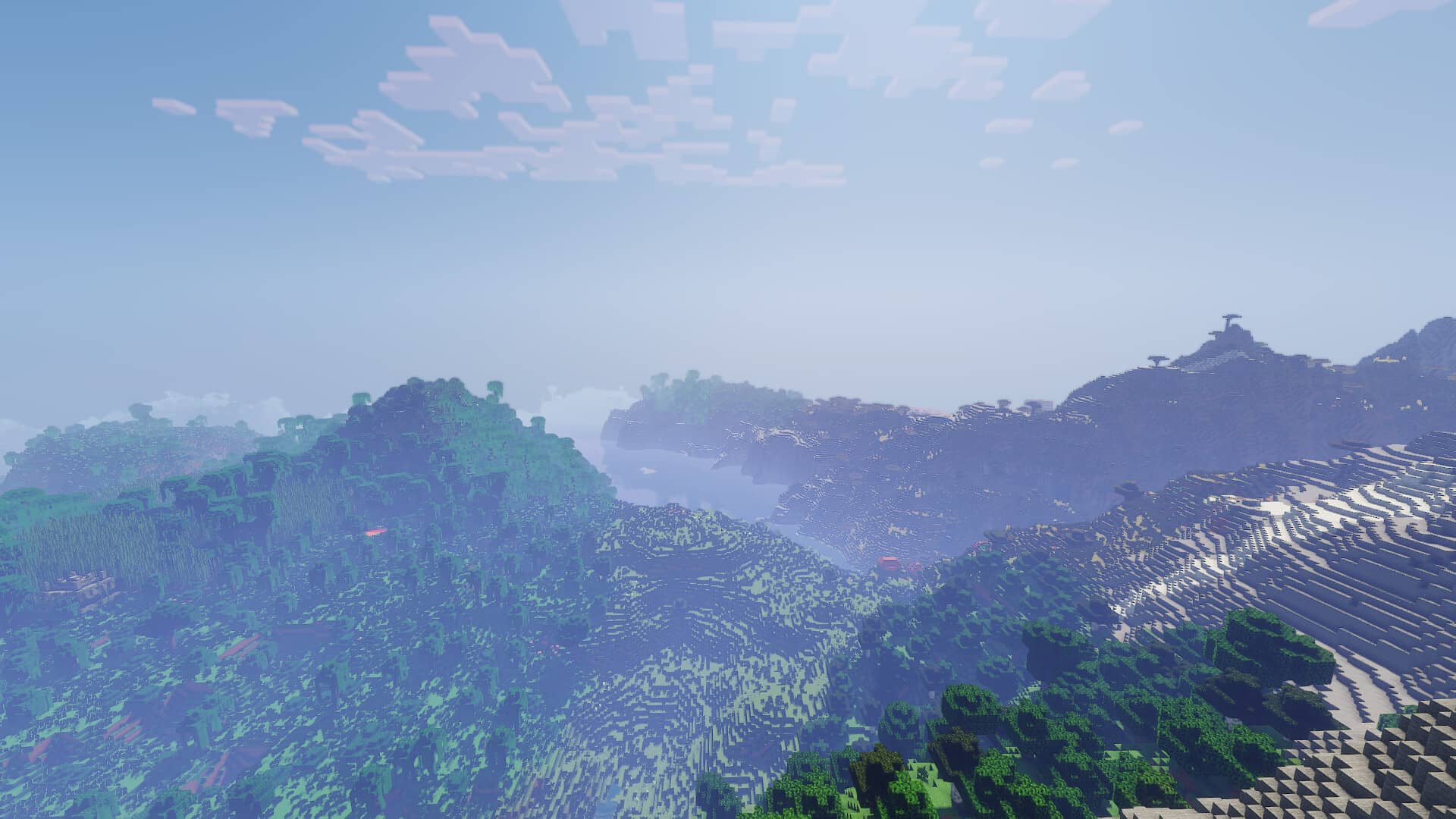 Minecraft world hero image